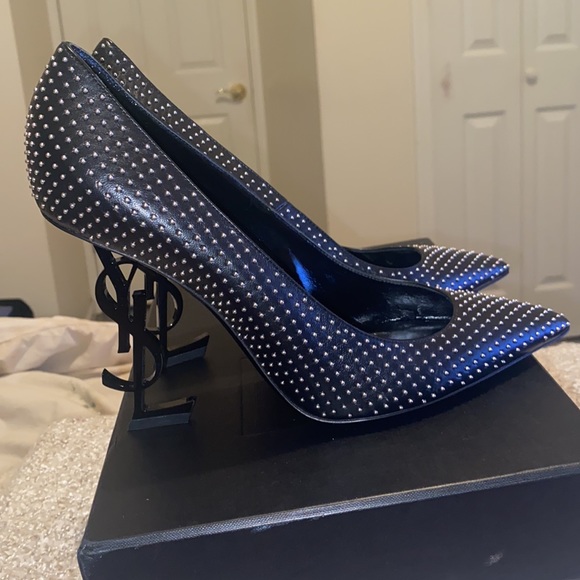 Yves Saint Laurent Studded Opyum Pumps #592627 ORRVV - Picture 6 of 11
